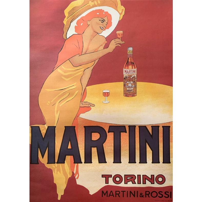 ポスター マルティーニ イタリア製 お酒 ワイン イタリアン