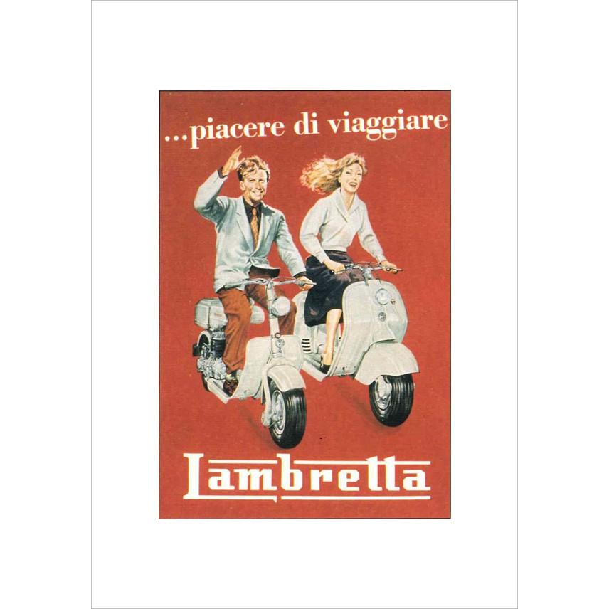 ポスター ランブレッタ イタリア I.F.I ポスター33×44 LAMBRETTA