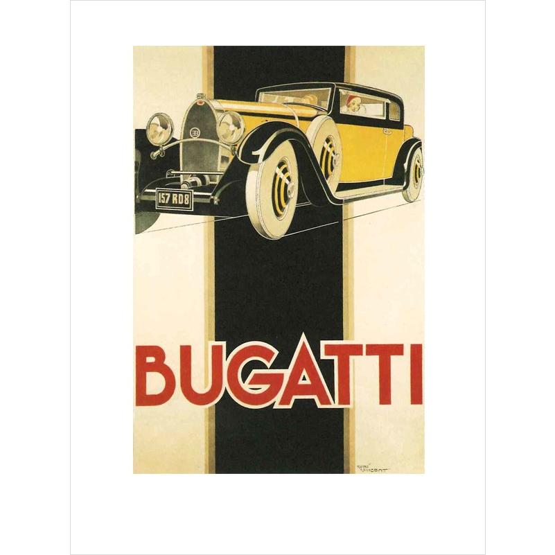 ポスター ブガッティ  イタリア 車 I.F.I ポスター33×44 BUGATTI MP1047 | 