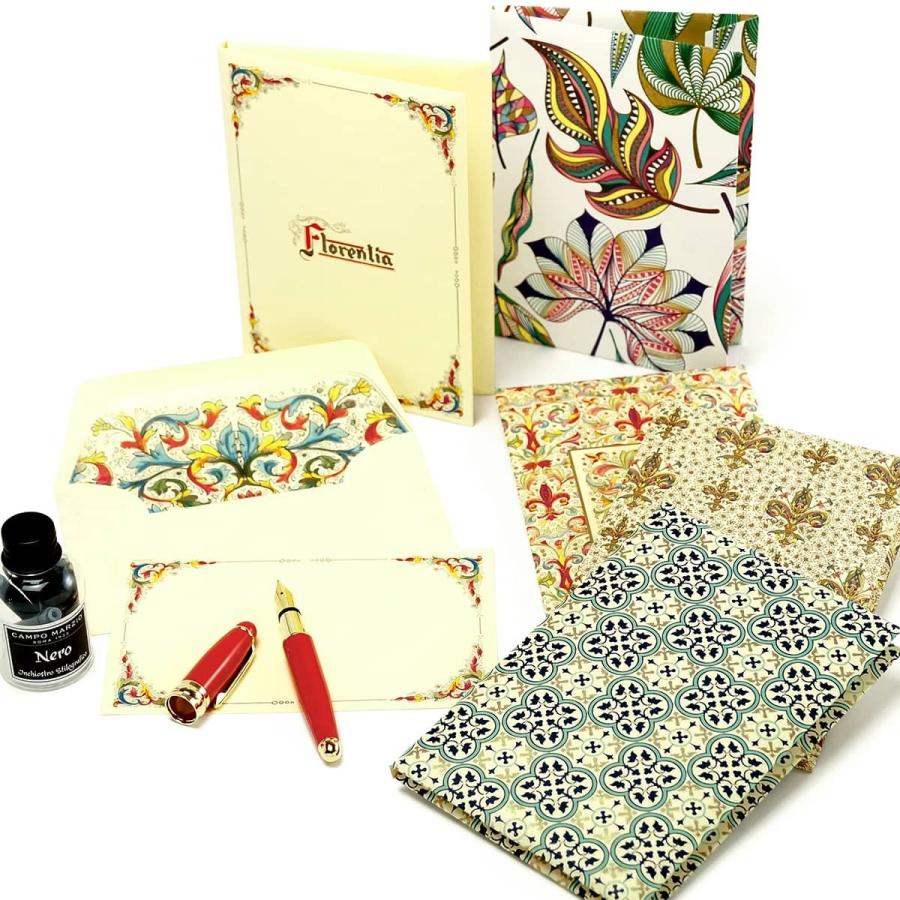 メッセージカード レターセット グリーティングカード 封筒セット 手紙 招待状 誕生日 おしゃれ カルトス KARTOS カードセット BLOCCHETTO MEDIO |  | 13