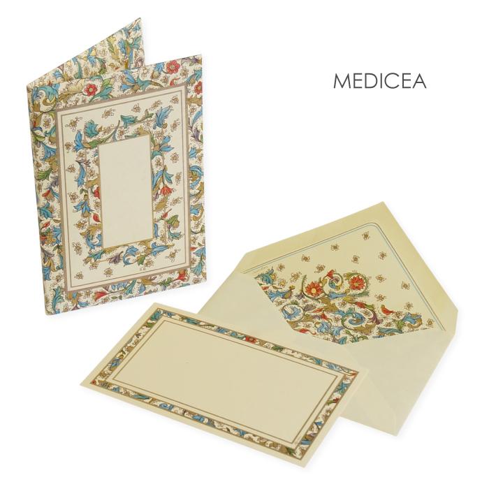 メッセージカード レターセット グリーティングカード 封筒セット 手紙 招待状 誕生日 おしゃれ カルトス KARTOS カードセット BLOCCHETTO MEDIO |  | 08