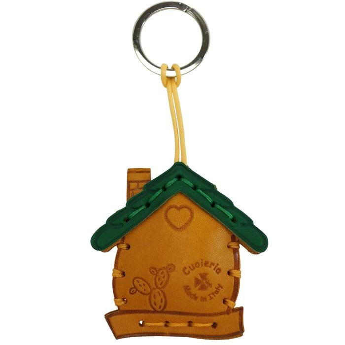 キーホルダー CASA カーサ 家 ハウス La Cuoieria ラ・クオイエリア カントリー  チャーム かわいい プレゼント ギフト | La cuoieria | 01