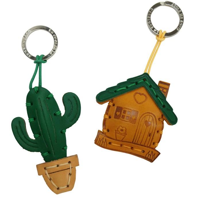 キーホルダー CASA カーサ 家 ハウス La Cuoieria ラ・クオイエリア カントリー  チャーム かわいい プレゼント ギフト | La cuoieria | 02