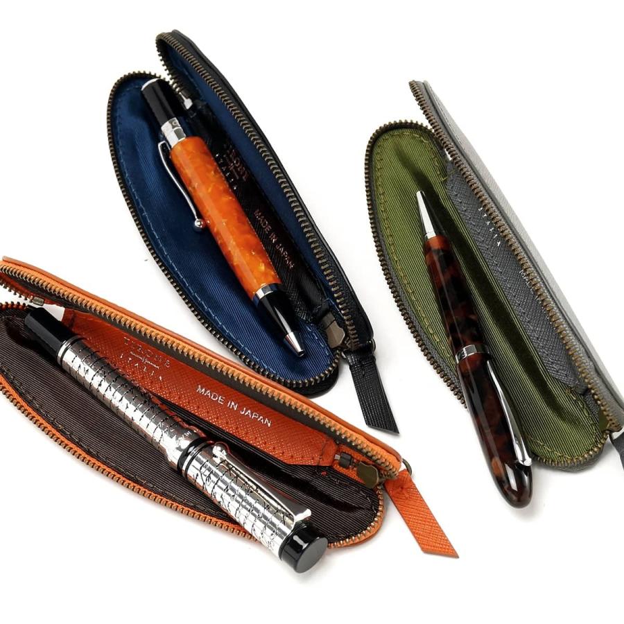 ティローネ デザイン TIRONE DESIGN ペンケース SAFFIANO 一本差し 本革 日本製 |  | 05