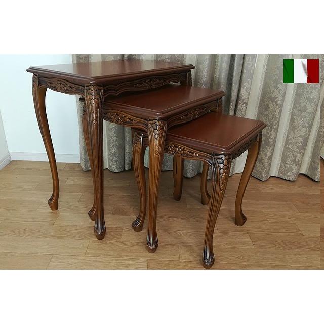 ネストテーブル クラシックテイスト イタリア製　italy-505｜adesugata-furniture｜02
