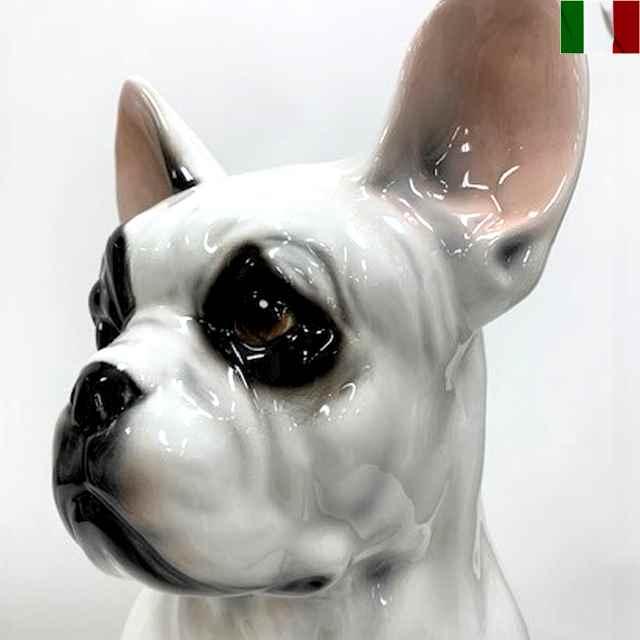 フレンチブルドッグ 置物 犬 インテリア オブジェ オーナメント italy-dog-8369｜adesugata-furniture｜05