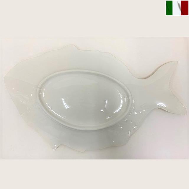 イタリア製 プレート 魚 変形皿 大皿 陶器 インテリア　italy-p2-806-1｜adesugata-furniture｜06