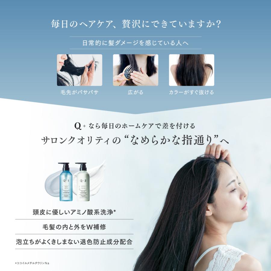 Q+ ( クオリタス ) シャンプー & トリートメント 400ml ボトル Q+ ( クオリタス ) シャンプー & トリートメント 400ml ボトル