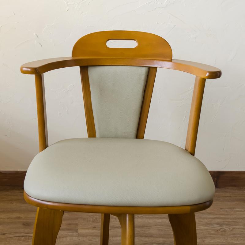 2脚セット　ダイニングチェア　食卓椅子　回転式　木製 楽天市場】【お得クーポン配布中】回転ダイニングチェア2脚セット 肘