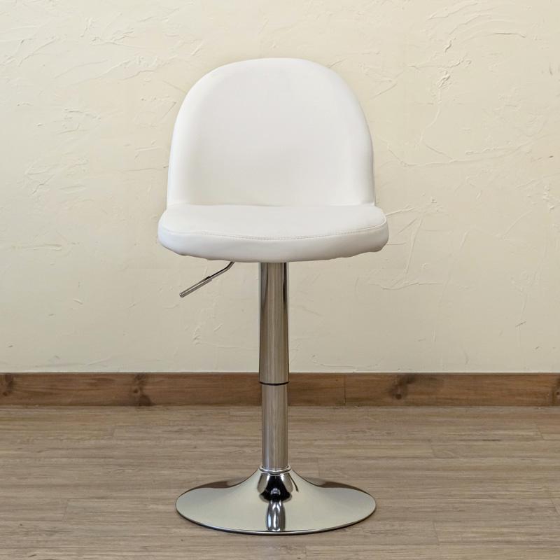 カウンターチェア 昇降式 ダイニングチェアにも 座面46cm〜60cm 回転式