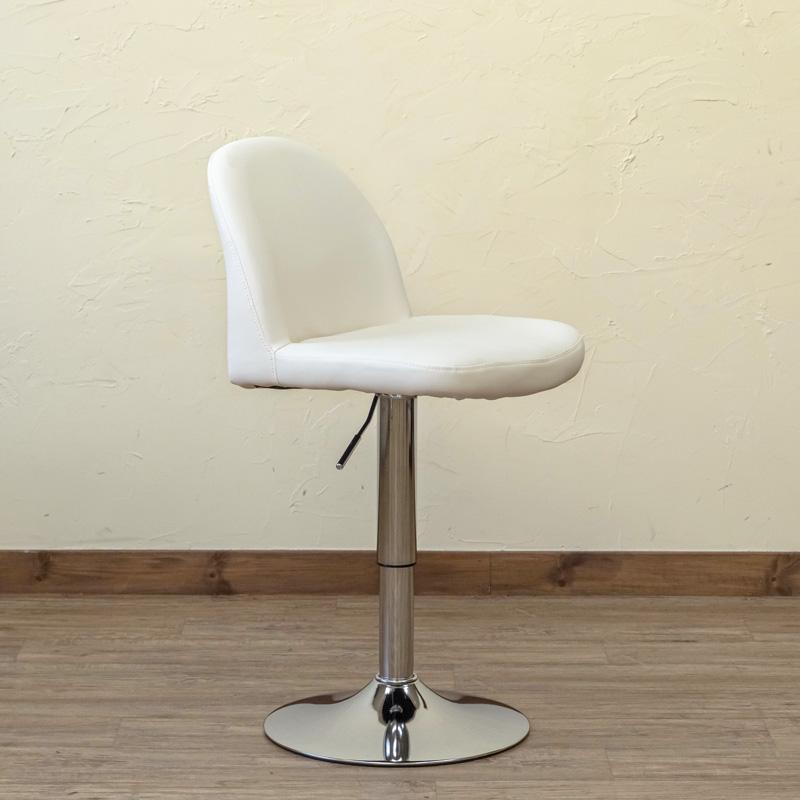 カウンターチェア 昇降式 ダイニングチェアにも 座面46cm〜60cm 回転式