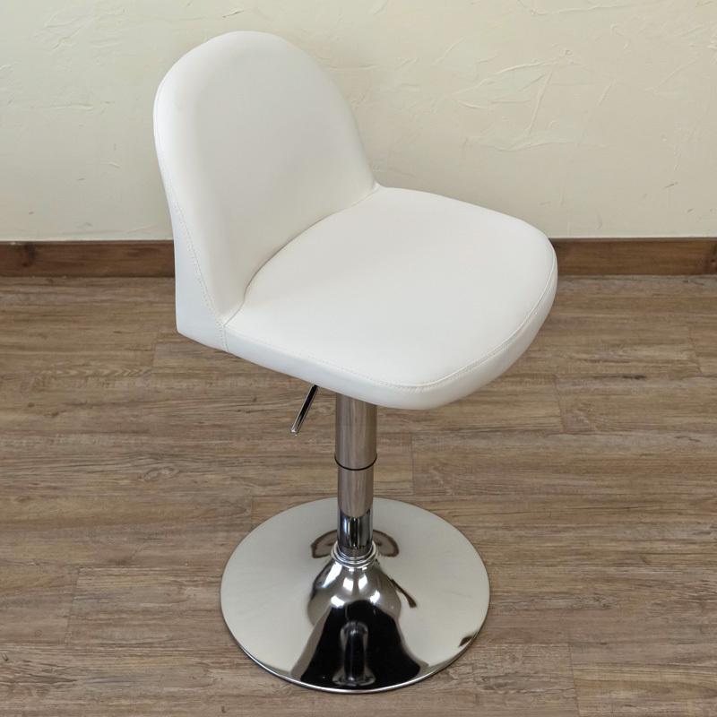 カウンターチェア 昇降式 ダイニングチェアにも 座面46cm〜60cm 回転式