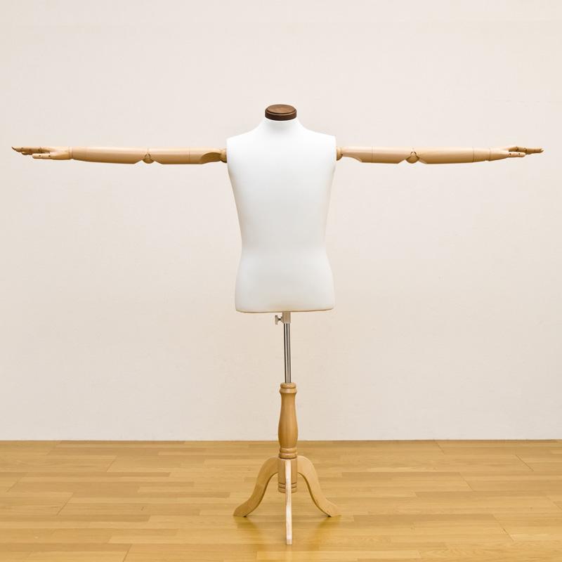 トルソー 腕付き 男性用 アーム可動式 マネキン メンズMサイズ位 トルソー 腕付き 男性用 アーム可動式 マネキン メンズMサイズ位