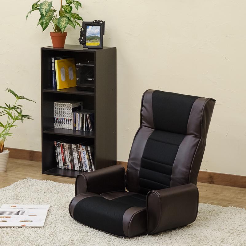 メッシュ肘付座椅子7段 アイボリーIV）