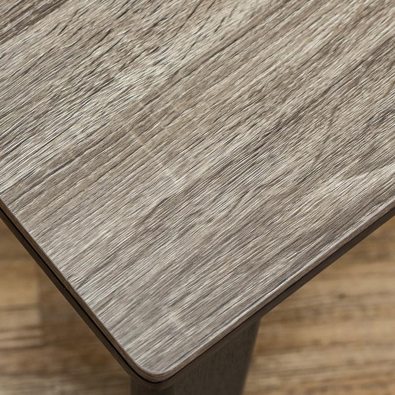 こたつテーブル 90×50cm 折りたたみ式 300W 木目柄 アンティーク風 長方形 ブラウン DCK-A90 BR｜adhoc-style｜07
