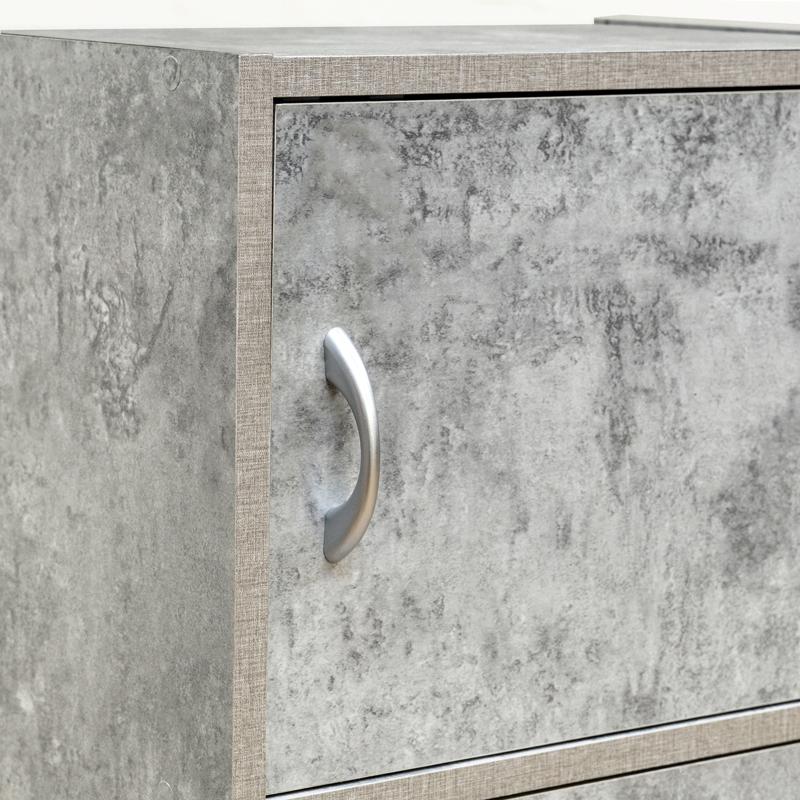 扉付き 3段扉 オープンラック2段棚 おしゃれ マルチラック カラー