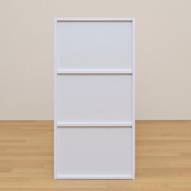 扉付き収納 カラーボックス 3段 ラック 扉収納 ロッカー 木製 オフィス 貴重品 保管 見えない収納 | ブランド登録なし | 12