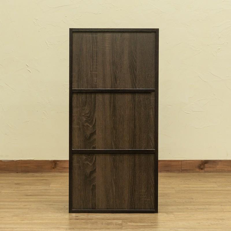 扉付き収納 カラーボックス 3段 ラック 扉収納 ロッカー 木製 オフィス 貴重品 保管 見えない収納 | ブランド登録なし | 07