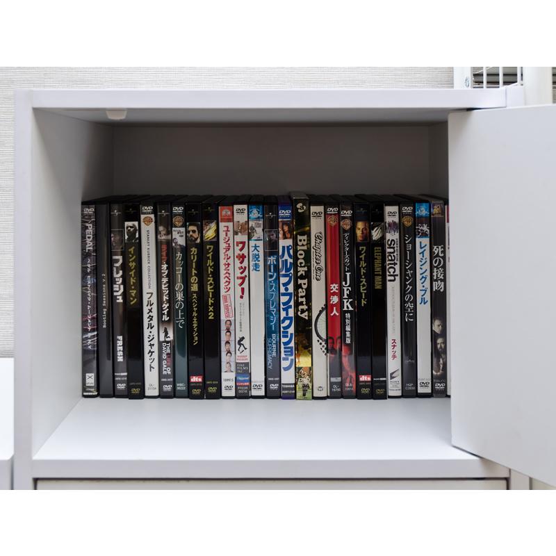 鍵付き収納 扉付き カラーボックス 4段 ラック 棚 木製 ロッカー