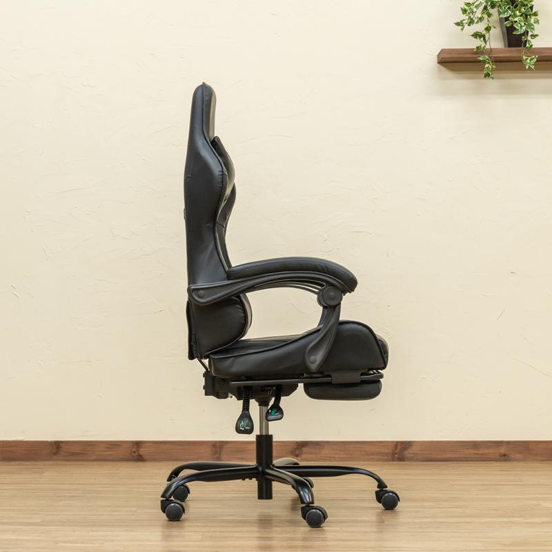【大特価】多機能デスクチェア【格納式フットレスト付】【170°リクライニング】 大特価】多機能デスクチェア【格納式フットレスト付】【170