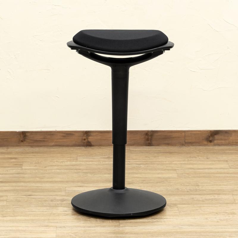バランスチェア ハイスツール バーチェア 昇降式 ブラック バランスチェア ゆらゆら ハイスツール バーチェア 昇降式