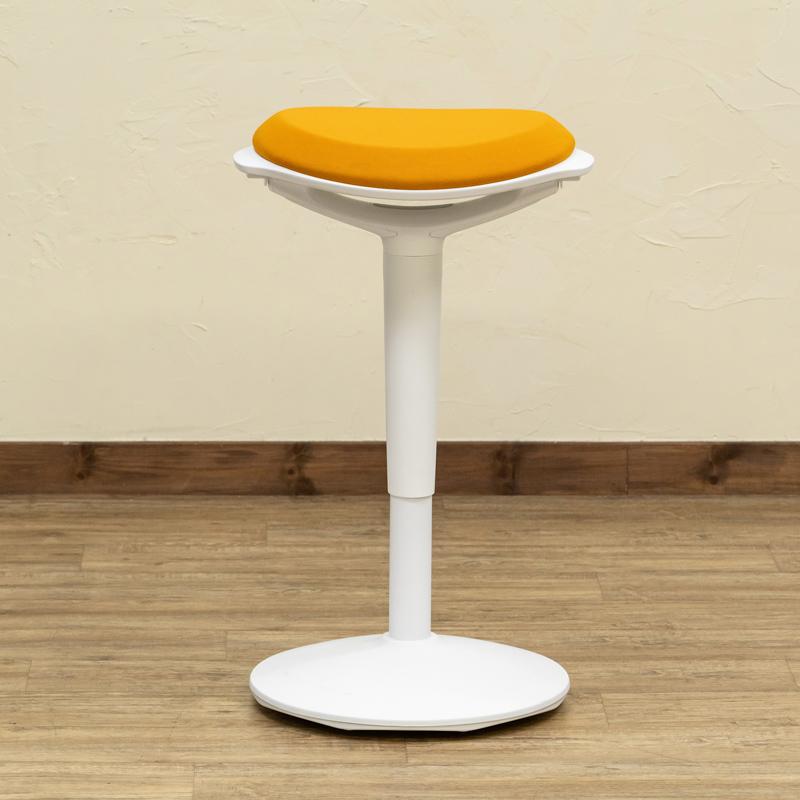 昇降式 スタンディングチェア 昇降チェア バランススツール 椅子 オレンジ 昇降式 スタンディングチェア 昇降チェア バランススツール 椅子
