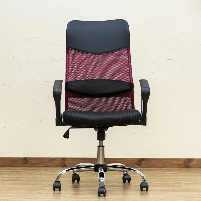 オフィスチェア ハイバックメッシュシート デスクチェア おしゃれ 肘付きイス 腰サポート 昇降式 回転式 事務椅子 学習椅子