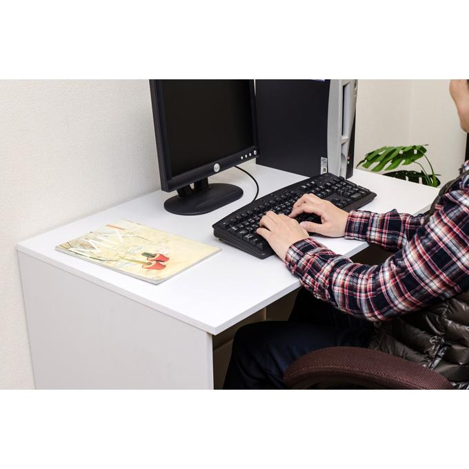 デスク 平机 90cm×60cm パソコンデスク シンプル 木製 机 フリー デスク 平机 90cm×60cm パソコンデスク シンプル 木製 机 フリー