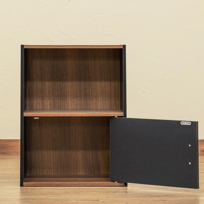 黒い木製スライド扉ラック 2段 楽天市場】☆P3倍＆クーポン配布中☆スライド扉 シェルフ