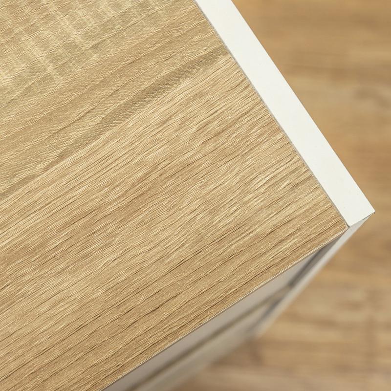 カラーボックス 3段 棚 オープンラック 収納ラック おしゃれ 収納 木製 2色使い 黒 白 一部木目柄 | ブランド登録なし | 14