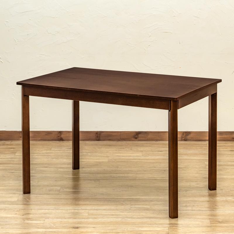 ダークブラウン 木製ダイニングテーブル　高さ調節可能（53㌢～65㌢） ダイニングテーブル 110cm×70cm 4人用 シンプル おしゃれ デスク