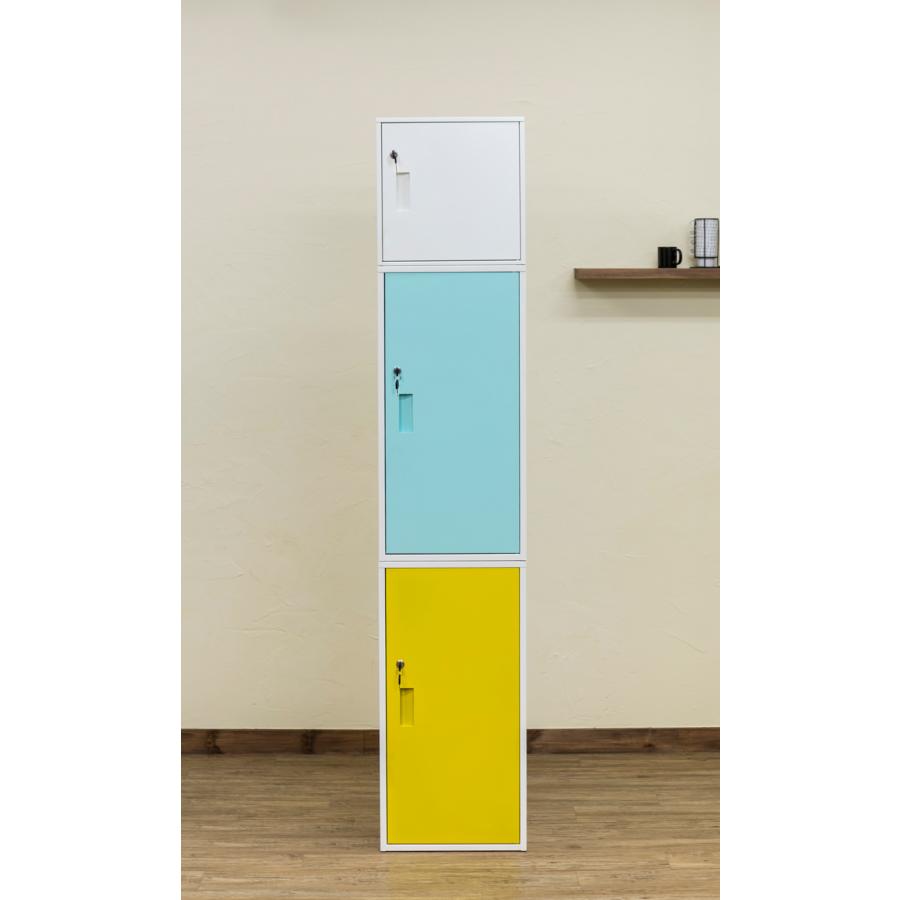 鍵付きロッカー ハイタイプ 扉付き収納 鍵収納 スチール製