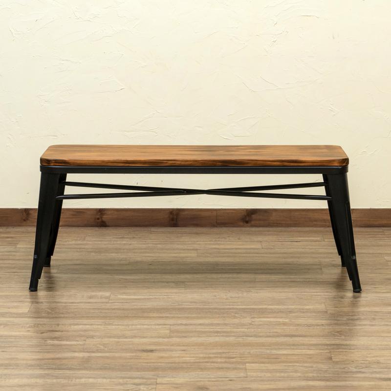 黒いベンチ・横幅100cm・ダイニングチェア・アメリカンダイナー・送料込み 送料無料】 ACME Furniture シエラ ダイナー ベンチ ダイニング