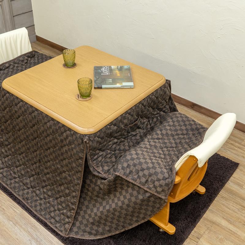 ダイニングこたつ コタツテーブル 80cm 正方形 ハイタイプこたつ ダイニングこたつ コタツテーブル 80cm 正方形 ハイタイプこたつ