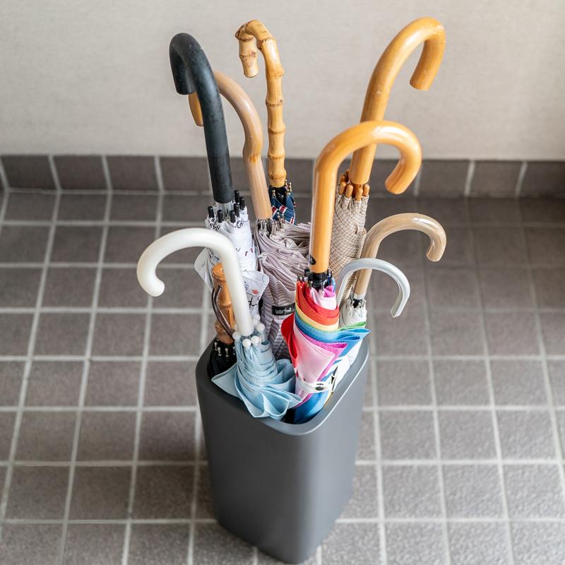 傘立て アンブレラスタンド かさたて 石材調 角型 幅18cm 高さ43cm