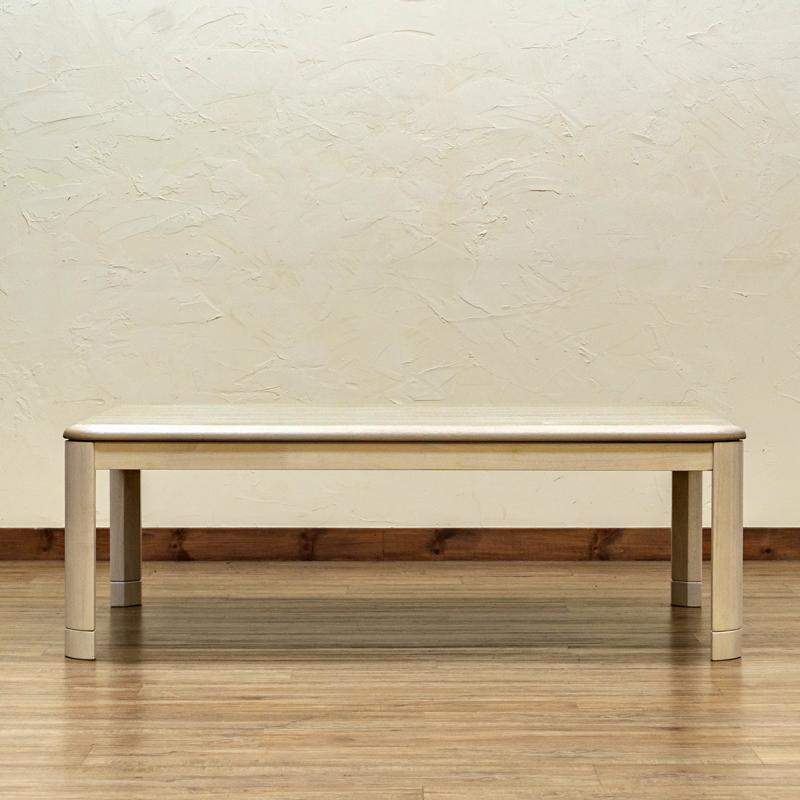 こたつテーブル 120cm 傷に強いUV天板 高さ2段階 継脚 510W