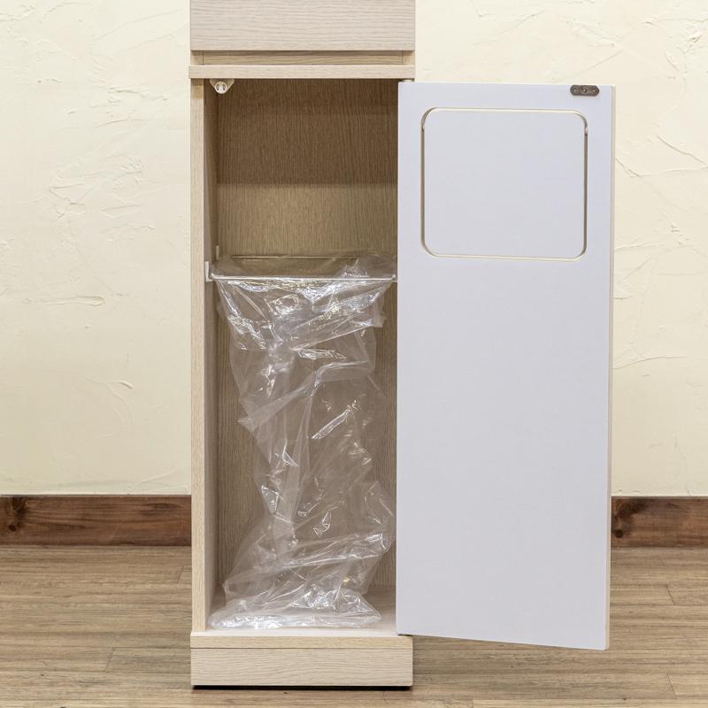 【送料無料】フラップ式ダストボックス 1分別 ゴミ箱 キャスター付き 木目調 送料無料】フラップ式ダストボックス 1分別 ゴミ箱 キャスター