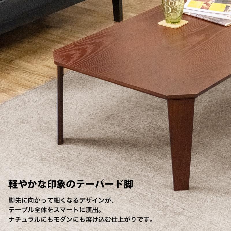 PARKER　折脚テーブル　120×60 ブラウン PARKER 折脚テーブル 120×60 ヴィンテージブラウン