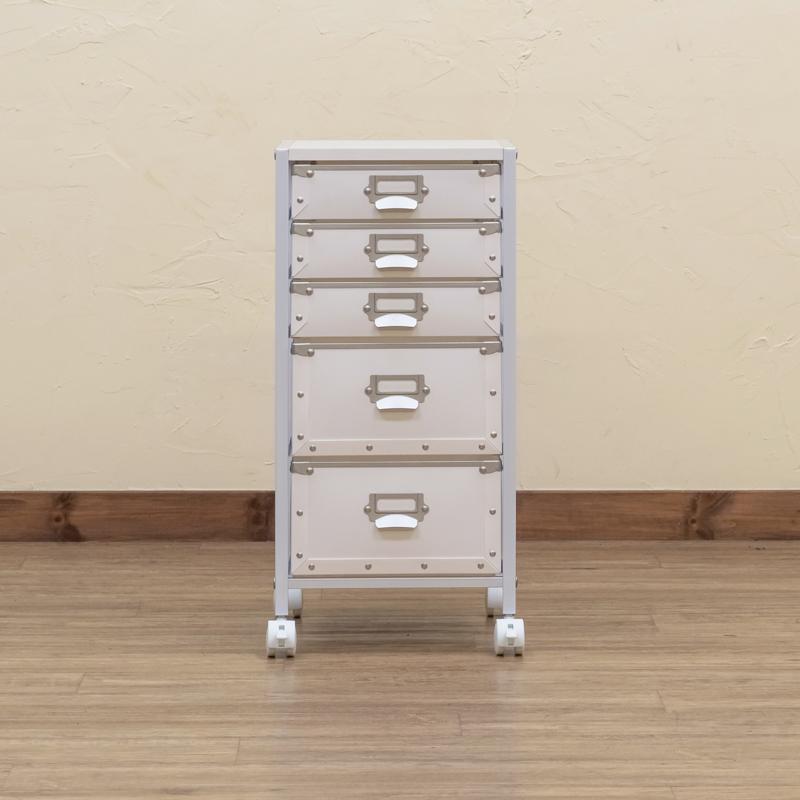 Popan　収納チェスト　5段　ホワイト 楽天市場】【ランキング1位獲得】Popan収納チェスト5段 収納家具