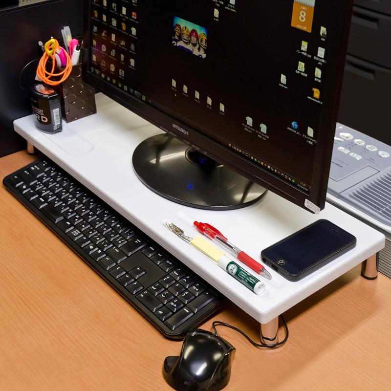 オフィスデスク♪モニター台&収納棚付き 幅75cm 奥行60cm オフィスデスク♪モニター台&収納棚付き 幅75cm 奥行60cm 液晶