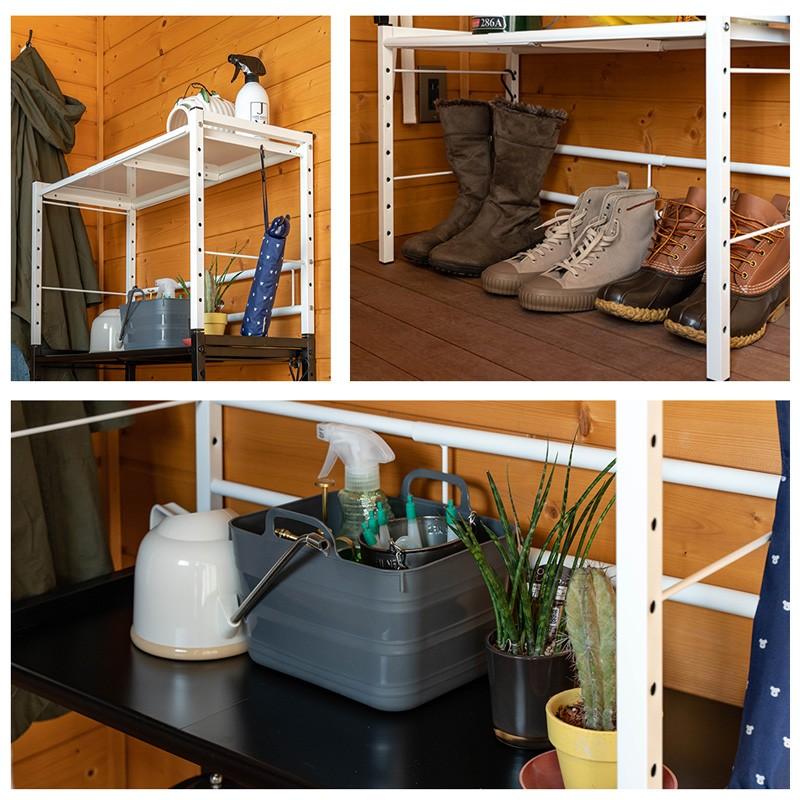 【スペースを最大化活用】キッチンラック　　黒 キッチンベイカーラック(キッチン家具) 通販 | Amazon Home&Kitchen