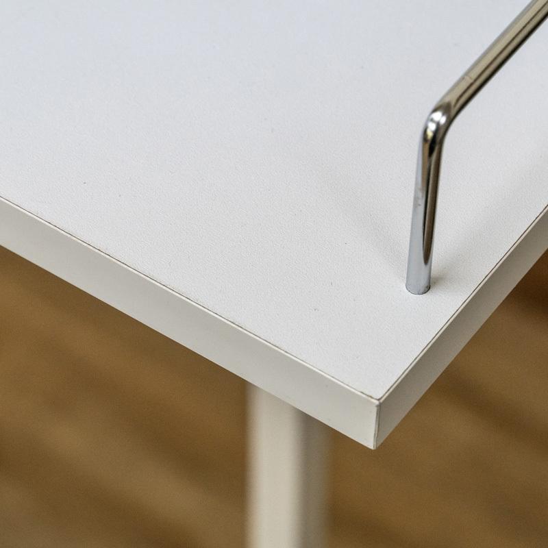 つっぱりラック ランドリーラック 60cm幅 白 突っ張り式 洗濯機の上棚