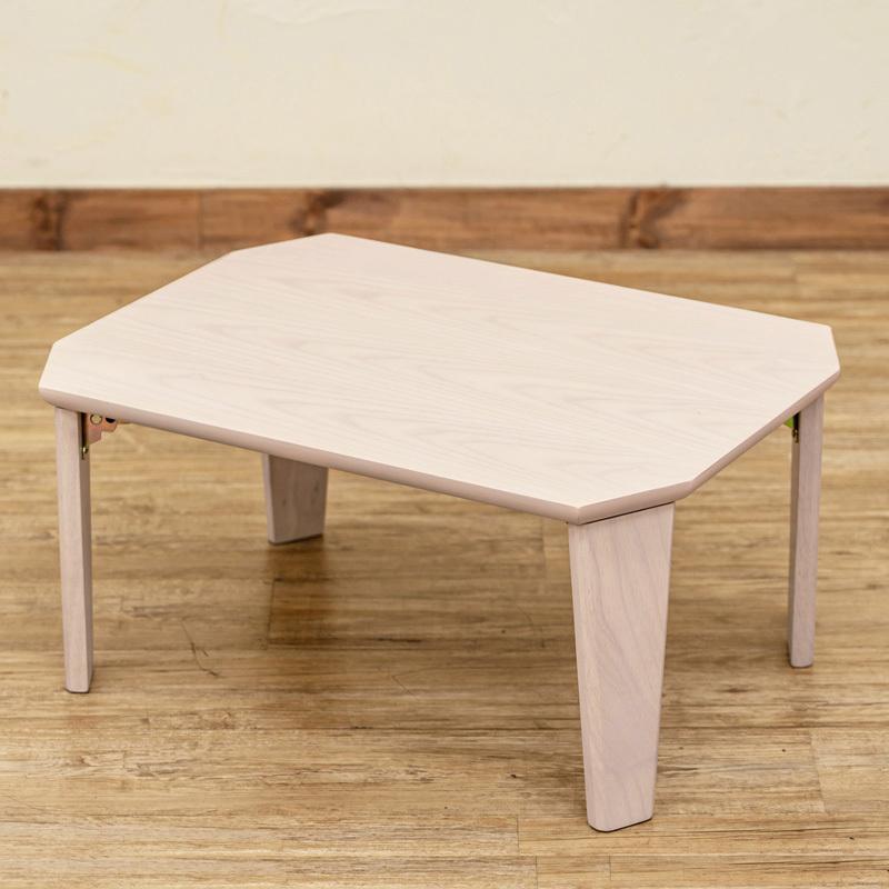 折りたたみテーブル 60cm×45cm 木目柄 木製 ローテーブル ちゃぶ台 小さめ コンパクト｜adhoc-style｜20