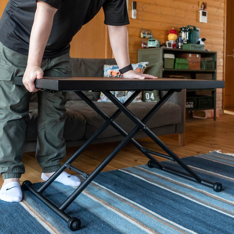 昇降式テーブル センターテーブル 90cm おしゃれ デスク 高さ 昇降式テーブル センターテーブル 90cm おしゃれ デスク 高さ