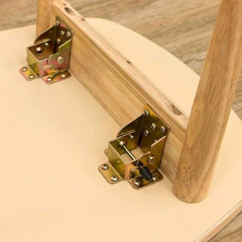 折りたたみテーブル 90cm幅 木製 木目柄 センターテーブル 折れ脚 北欧風｜adhoc-style｜14