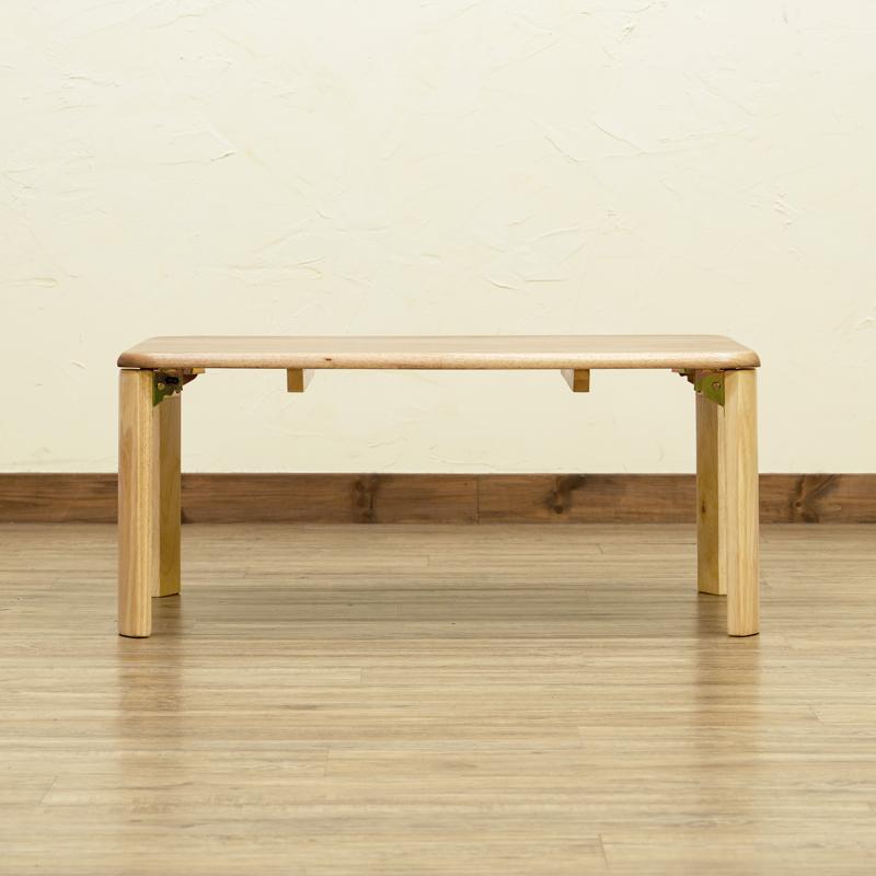 折りたたみテーブル 75cmｘ50cm 天然木製 ちゃぶ台 折れ脚テーブル｜adhoc-style｜17