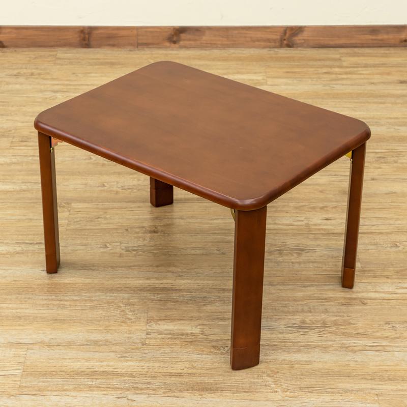 折りたたみテーブル 60cm×45cm 継脚式 高さ2段階 天然木製 折りたたみテーブル 60cm×45cm 継脚式 高さ2段階 天然木製