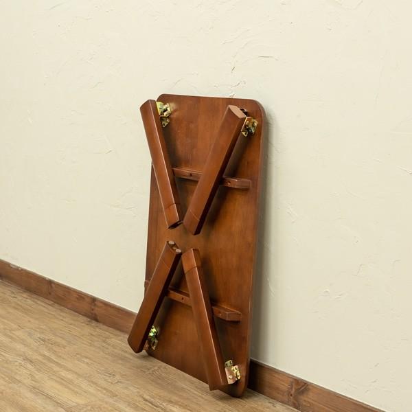 折りたたみテーブル 75cm 奥行50cm おしゃれ ちゃぶ台 センター