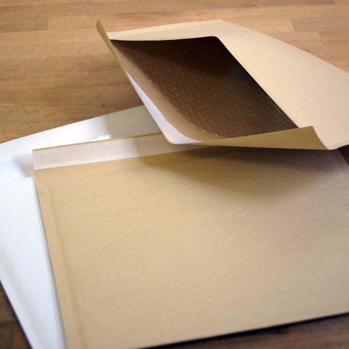 薄型 未晒クッション封筒 1箱500枚入り #2 (ネコポス最大・B5書籍等) 茶色 |  | 02