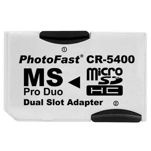 PhotoFast MS ProDuo デュアルアダプター CR-5400/SDカード/microSD/カードリーダー